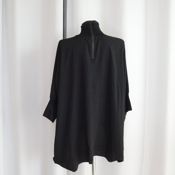 Aritzia Babaton Hamish Turtleneck Top Black Sz S - Picture 4 of 8